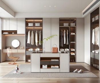 Modern Clothes Storage Area-ID:561117896