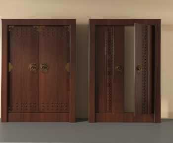 New Chinese Style Entrance Door-ID:443984994
