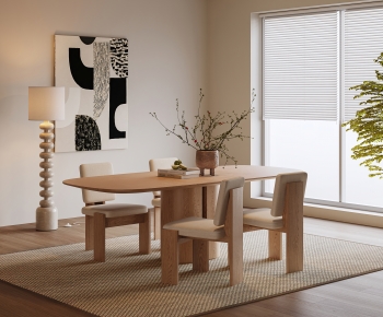 Modern Dining Table And Chairs-ID:408552896