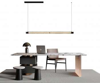 Modern Computer Desk And Chair-ID:928523063