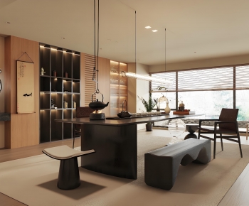 New Chinese Style Tea House-ID:425045011