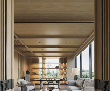 Modern Office Living Room-ID:243411066