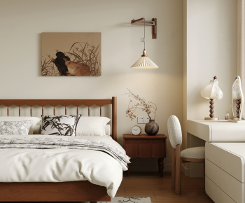 Modern Double Bed-ID:814296017