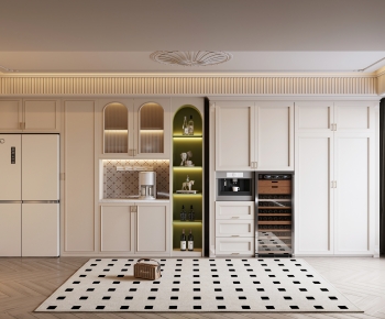French Style Kitchen Cabinet-ID:134562027