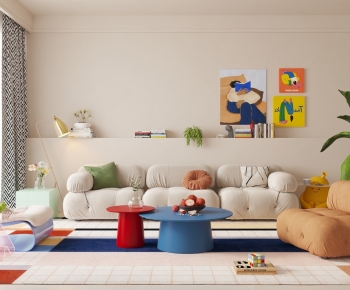 Modern A Living Room-ID:980869054