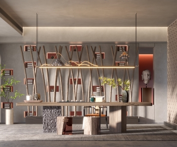 New Chinese Style Tea House-ID:203777077