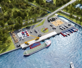 Modern Architectural Bird's-eye View Planning-ID:945419079