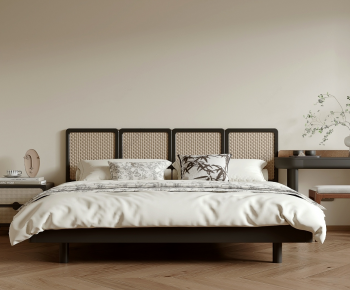 Modern Double Bed-ID:262762078