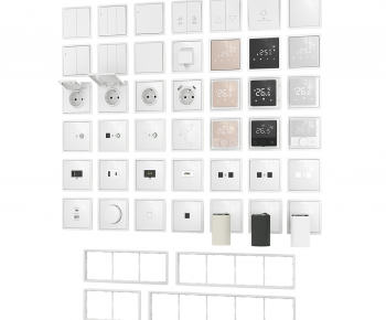 Modern Switch Socket Panel-ID:126034986