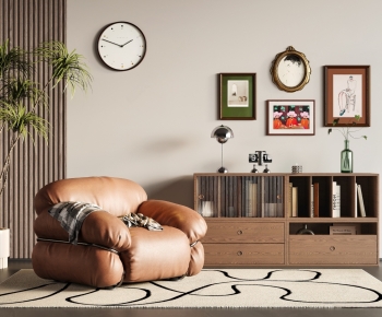 Modern Single Sofa-ID:696371083