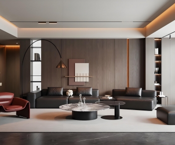 Modern A Living Room-ID:677413942