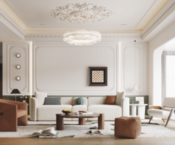 French Style A Living Room-ID:832617045