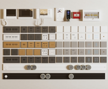 Modern Switch Socket Panel-ID:388443953