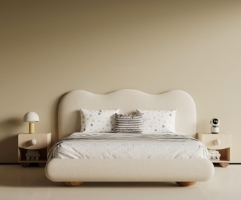 Modern Double Bed-ID:900049922