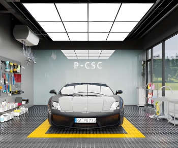 Modern Automobile Repair Shop-ID:153750906