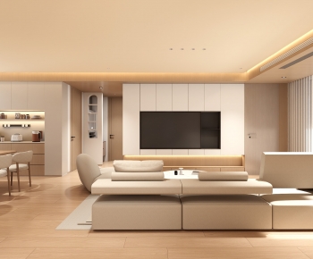 Modern A Living Room-ID:504559999