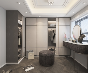 Modern Clothes Storage Area-ID:228297003