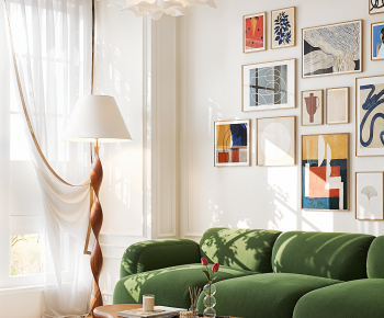 Modern A Living Room-ID:132908119