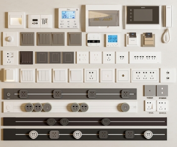 Modern Switch Socket Panel-ID:987489943