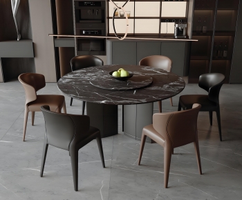 Modern Dining Table And Chairs-ID:840684898