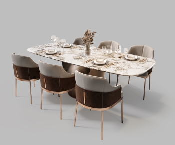 Modern Dining Table And Chairs-ID:623184923