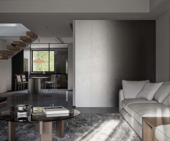 Modern A Living Room-ID:791430956