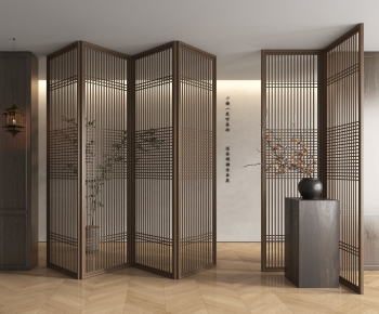 New Chinese Style Wooden Screen Partition-ID:372680909