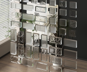 Modern Glass Screen Partition-ID:957134963