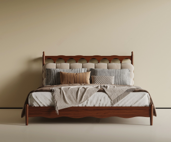 Modern Double Bed-ID:449323896