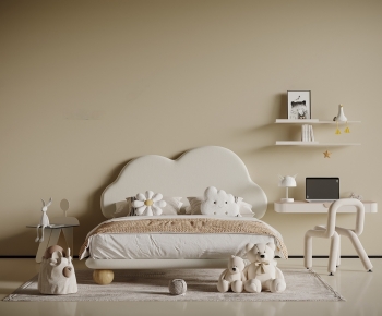Modern Child's Bed-ID:541452884
