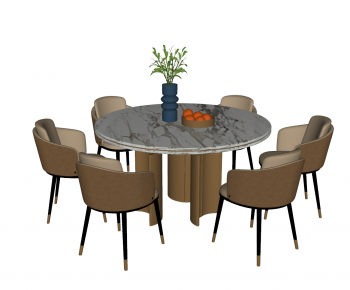 Modern Dining Table And Chairs-ID:406959119