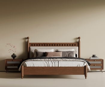 Modern Double Bed-ID:642499922