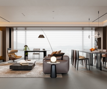 Modern A Living Room-ID:333296068