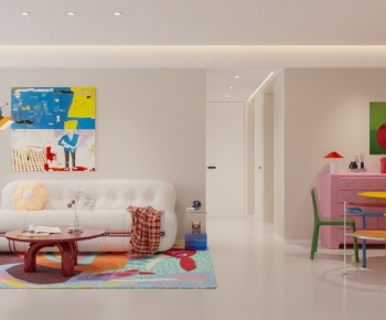 Modern A Living Room-ID:959394931