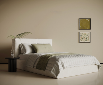 Modern Double Bed-ID:723087079