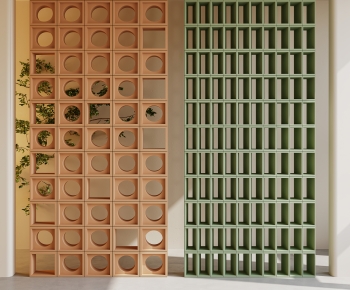 Modern Cement Brick Screen Partition-ID:139314891