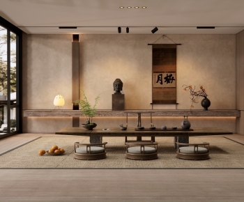 Wabi-sabi Style Tea House-ID:823177105