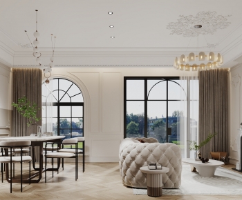 French Style A Living Room-ID:141267069