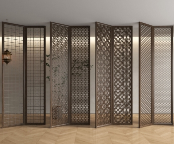 New Chinese Style Wooden Screen Partition-ID:575356963