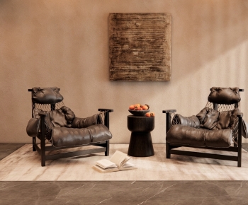 Wabi-sabi Style Lounge Chair-ID:900445944