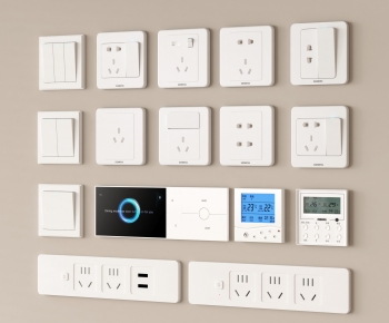 Modern Switch Socket Panel-ID:276880039