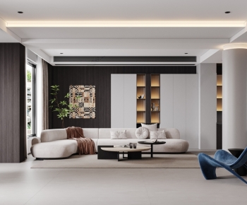 Modern A Living Room-ID:481427916