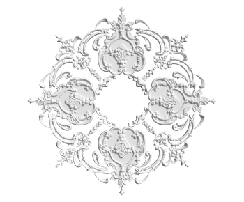 French Style Plaster Carved Top Plate-ID:567598103