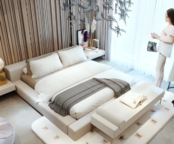 Modern Double Bed-ID:269949417