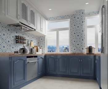Mediterranean Style The Kitchen-ID:989459995