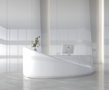 Modern Reception Desk-ID:962493906