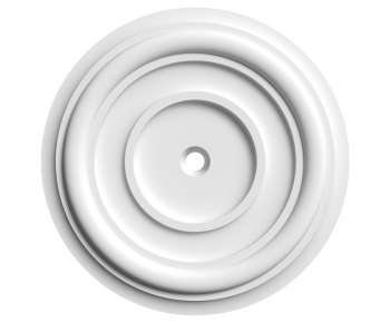 European Style Plaster Carved Top Plate-ID:146681079