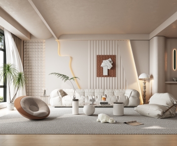 Modern A Living Room-ID:872462039