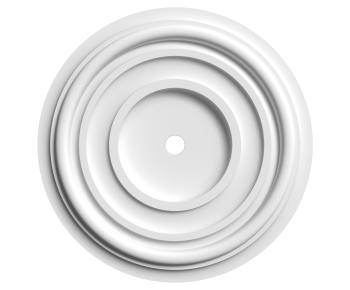 European Style Plaster Carved Top Plate-ID:203909956