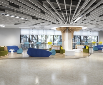 Modern Office Rest Area-ID:592685948